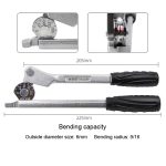 Manuelle Edelstahlrohr-Eisenrohrbiegemaschine, Klimaanlage, Kupferrohr, Aluminiumrohrbiegemaschine, HSD TB-3206 6mm Diameter, HSD TB-3208 8mm Diameter, HSD TB-3210 10mm Diameter, HSD TB-3212 12mm Diameter – Bild 6