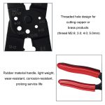 Multifunktionale manuelle Crimpzange zum Abisolieren von Kabeln – Bild 6