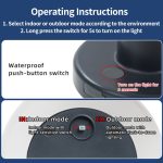 Outdoor Bar Dining Bar Atmosphäre Solar Nachtlicht Desktop Tischlampe – Bild 7