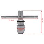 Vorwärts und rückwärts verstellbarer Ratschen-Gewindeschneidschlüssel, Schnellreibahle-Gewindeschneidschlüssel, HSD HS-310, HSD HS-614 – Bild 4