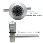 Vorwärts und rückwärts verstellbarer Ratschen-Gewindeschneidschlüssel, Schnellreibahle-Gewindeschneidschlüssel, HSD HS-310, HSD HS-614 – Bild 7