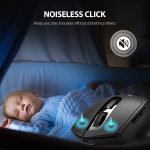 Inphic DR01 Bluetooth-Maus mit 3 Modi, kabelloses Aufladen, leises Aufladen für Büro, Spiele, Laptops, Computer, Heimgebrauch, DR01 (Black) – Bild 9