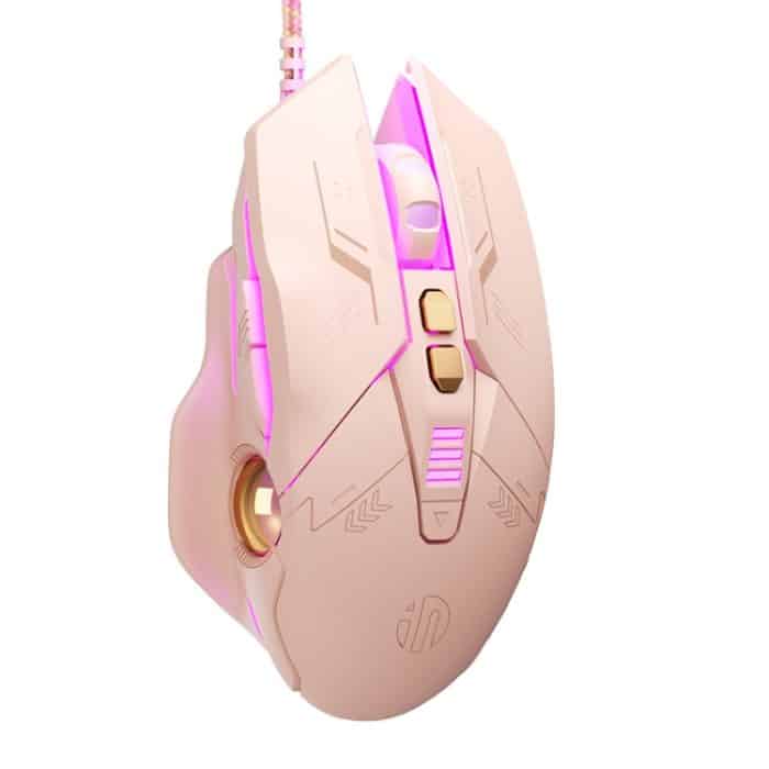 Inphic PW5 Mecha Wired Game Mouse Macro Definition Light Mute Office USB Computer Mouse – Bild 1