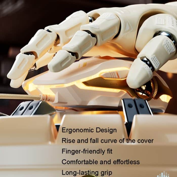 Inphic PW5 Mecha Wired Game Mouse Macro Definition Light Mute Office USB Computer Mouse – Bild 7