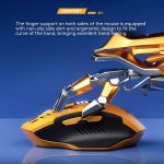 Inphic A9 Bluetooth 3-Modus-Maus, geräuschloses Laden, mechanisches Gefühl, kabellose Maus – Bild 7