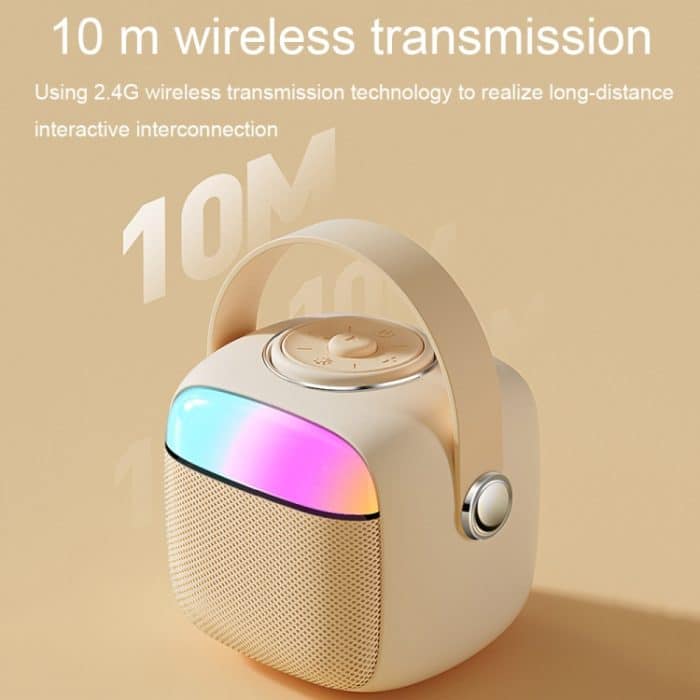 Havit P1 Tragbares, kabelloses Bluetooth-Lautsprecher-Mikrofon-Set für zu Hause, Single-microphone, Dual-microphone – Bild 5