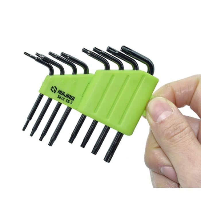 HUIJIAQI Sechskant-Torx-Schraubendreher-Schraubenschlüssel, Multifunktions-Kombinationswerkzeug, 8pcs/set – Bild 6
