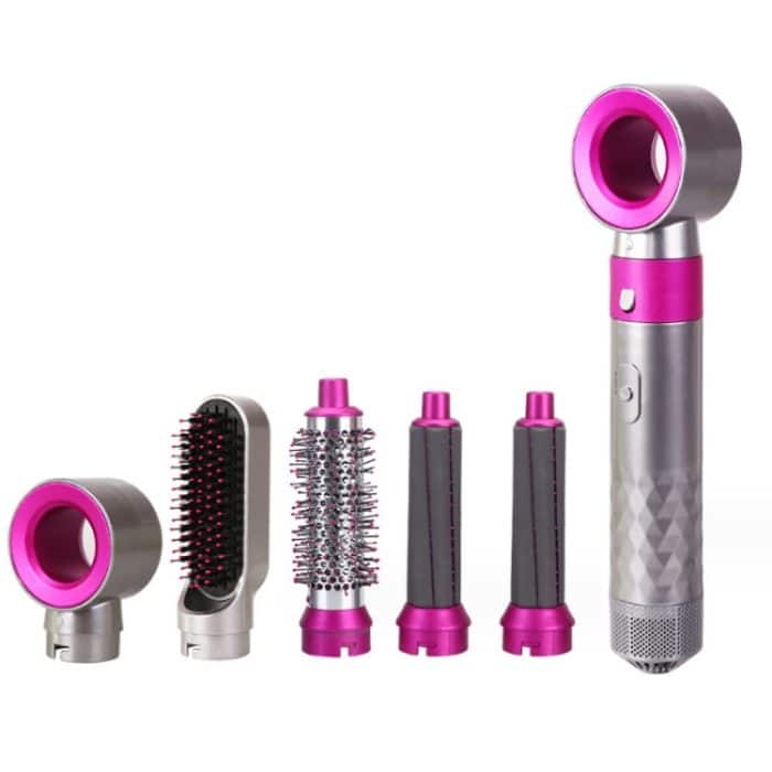 5-in-1-Heißluftkamm, automatischer Lockenstab, Locken- und Glättungshaar-Styling-Kamm, Haartrockner, EU Plug, UK Plug, US Plug – Bild 1