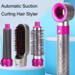 5-in-1-Heißluftkamm, automatischer Lockenstab, Locken- und Glättungshaar-Styling-Kamm, Haartrockner, EU Plug, UK Plug, US Plug – Bild 2