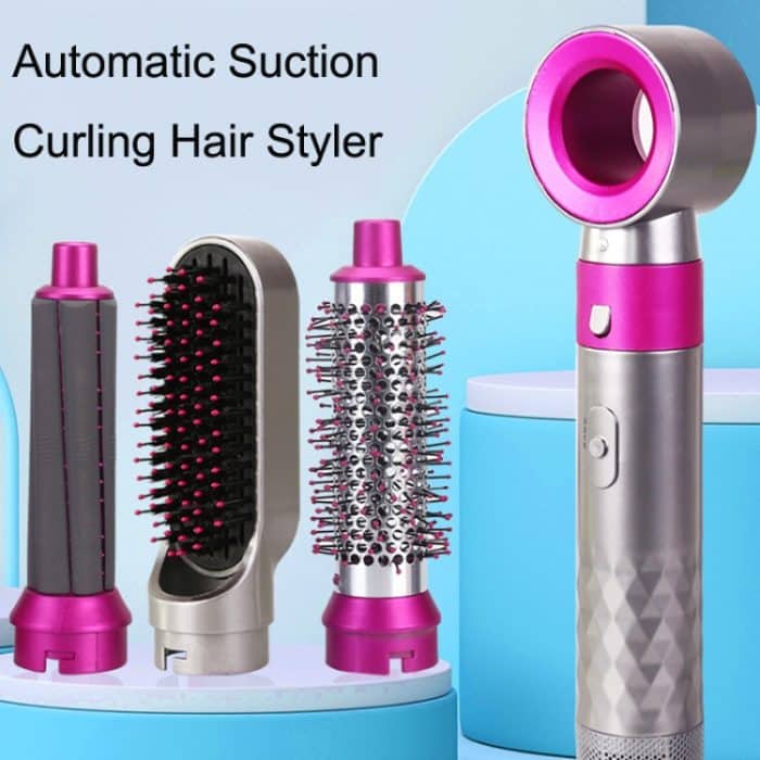 5-in-1-Heißluftkamm, automatischer Lockenstab, Locken- und Glättungshaar-Styling-Kamm, Haartrockner, EU Plug, UK Plug, US Plug – Bild 2