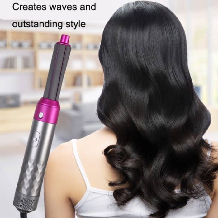 5-in-1-Heißluftkamm, automatischer Lockenstab, Locken- und Glättungshaar-Styling-Kamm, Haartrockner, EU Plug, UK Plug, US Plug – Bild 8