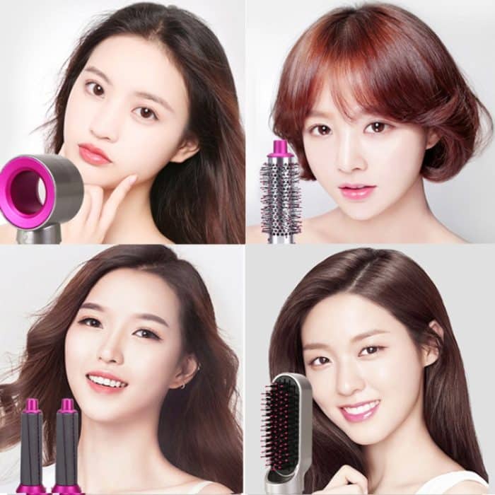 5-in-1-Heißluftkamm, automatischer Lockenstab, Locken- und Glättungshaar-Styling-Kamm, Haartrockner, EU Plug, UK Plug, US Plug – Bild 9