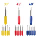 Reflektierendes Folienbeschriftungsmesser Roland Schneideplotter Universalschneider, 15pcs, Knife Holder + 15pcs – Bild 3