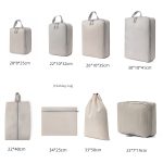 8-in-1-Kompressions-Packwürfel, erweiterbarer Reisetaschen-Gepäck-Organizer, 8 In 1 – Bild 3