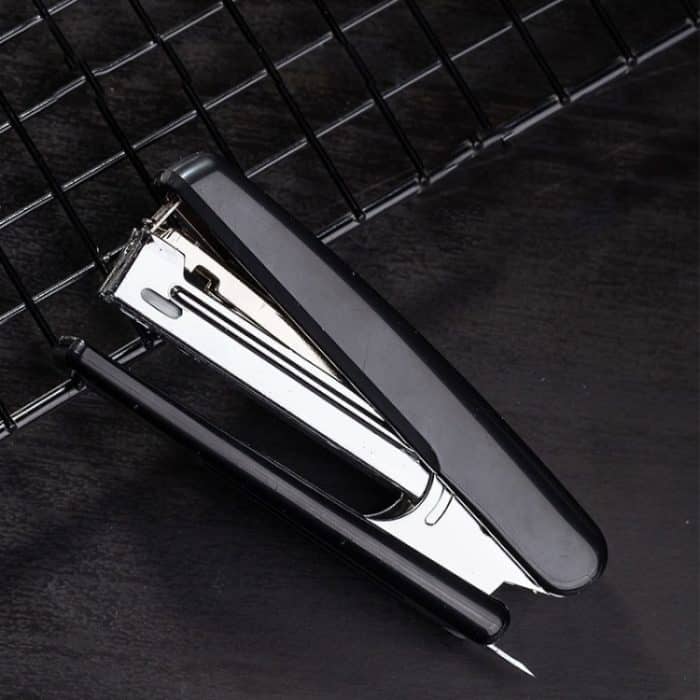 Deli 0222 10 Tragbarer Hefter aus Metall mit Heftklammerentferner, arbeitssparender Hefter – Bild 8