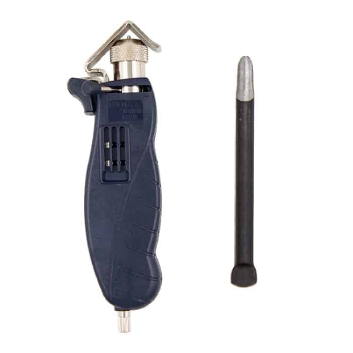 Rotierende, multifunktionale Kabelabisolierzange mit Klinge, HSD HS-325B – Bild 1