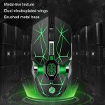 K-Snake Q7 Game, kabelgebunden, 7 Farben, beleuchtet, USB, 4000 DPI, mechanische Maus, Q7 Scrub Black, Q7 Silver Gray, Q7 White – Bild 3