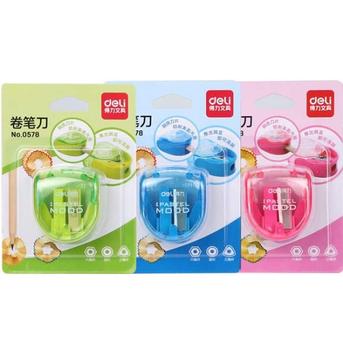 Deli 0578 Mini süßer rutschfester Bleistiftspitzer Kinder-Bleistiftspitzer – Bild 7