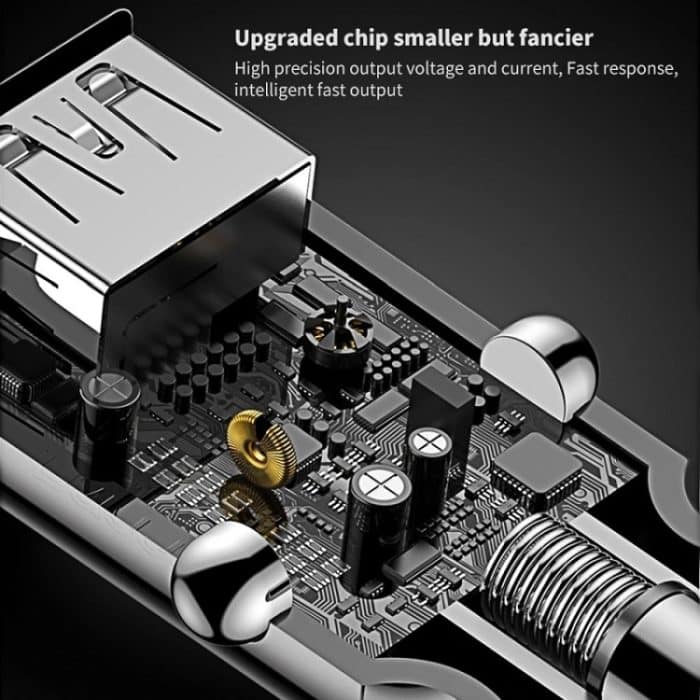 Mini-Multifunktions-Autoladegerät mit zwei USB-Digitalanzeigen – Bild 8
