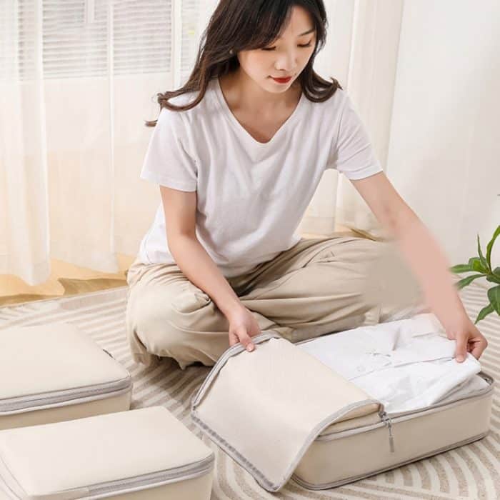 4-in-1-Kompressions-Packwürfel, erweiterbarer Reisetaschen-Gepäck-Organizer, 4 In 1 – Bild 8