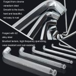 Werkzeuge mit kurzem Kugelkopf-Sechskantschlüsselsatz, 9pcs/set HSD HSR-9 Short Version, 7pcs/set HSD HSS-7 Long Version, 9pcs/set HSD HSS-9 Long Version – Bild 6