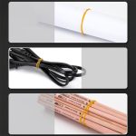 Deli 3218 100 Stück/Packung Bürobedarf Gummiband Gummiring – Bild 7