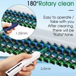 2 Stück/Set Glasfaser-Reinigungsstift, Endflächenreiniger, Glasfaser-Reinigungswerkzeug für 1,25 mm LC/Mu und 2,5 mm SC/ST/FC – Bild 7