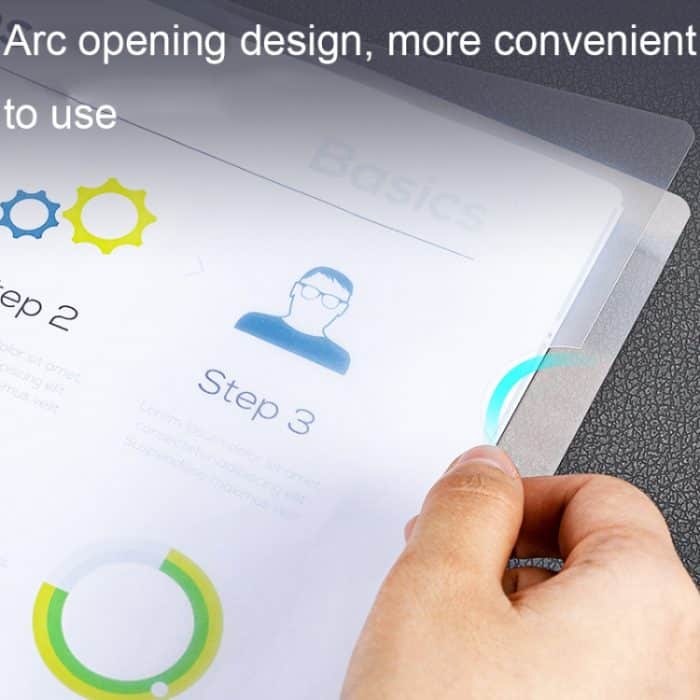 Deli 5538 Aktenordnereinsatz, A4-Aktenschubladenordner mit transparenter, wasserdichter Abdeckung – Bild 5