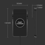 15-W-Auto-Silikonbasis zum kabellosen Laden für Apple-Android-Telefone, TYPE-C Interface – Bild 6