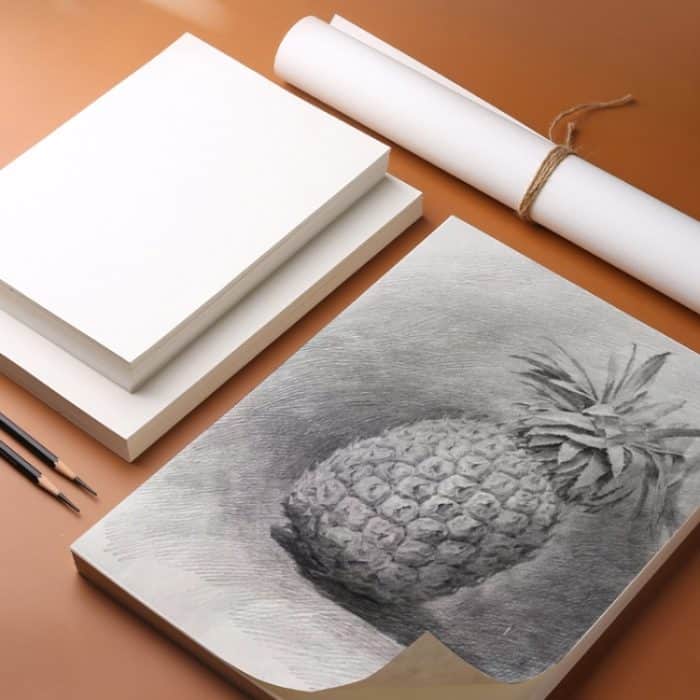 Deli 73940 Blanko-Skizzenpapier für Mal- und Zeichenwerkzeug, 20sheets/pack 8K 180g, 20sheets/pack 4K 180g – Bild 2