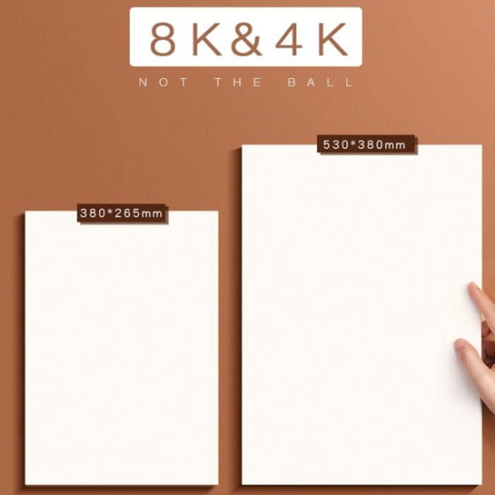 Deli 73940 Blanko-Skizzenpapier für Mal- und Zeichenwerkzeug, 20sheets/pack 8K 180g, 20sheets/pack 4K 180g – Bild 3