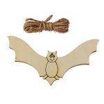 10 Stück/Set Halloween-Dekorationen, Urlaub, Party, Holzanhänger – Bild 4