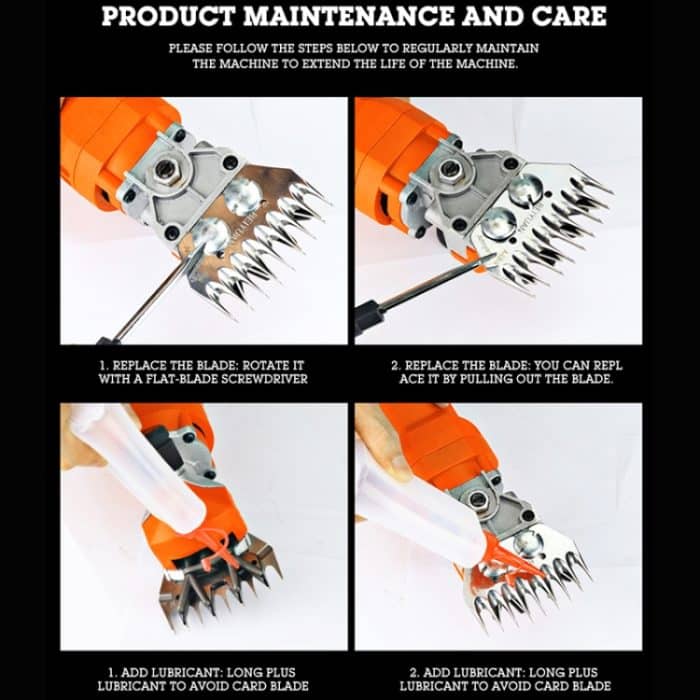 HILDA Power Wool Scherenklingen für Wollschieber, 13 Toothed Straight Blade, 13 Toothed Curved Blade, 9 Toothed Straight Blade, 9 Toothed Curved Blade, Individual Blade – Bild 6