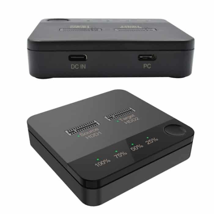 M.2 SATA-Festplatten-Duplikator, Solid-State-Laufwerk, SSD, mobiles Festplattengehäuse, DK300 – Bild 2