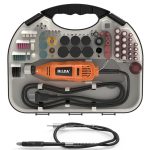 HILDA Power Grinder und Brush Sharpener Set Schärfwerkzeug-Set, EU-Stecker, With Soft Shaft, No Soft Shaft