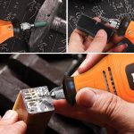 HILDA Power Grinder und Brush Sharpener Set Schärfwerkzeug-Set, EU-Stecker, With Soft Shaft, No Soft Shaft – Bild 8