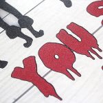 Halloween Holz Deko Türschild Horror Willkommensschild, Flat Printing Version, 3D Version – Bild 4