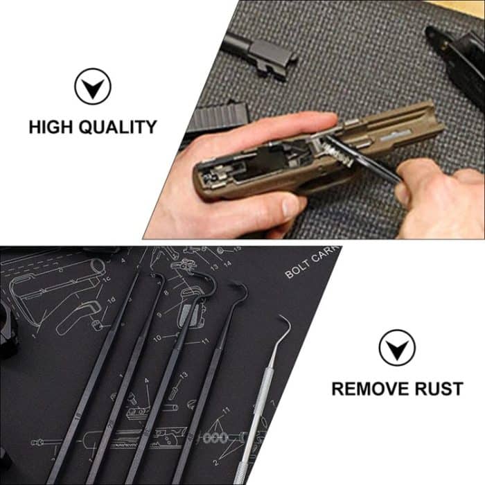 Doppelendige Stahldrahtrohrbürste, Kratzbürste zur detaillierten Reinigung von Schweißschlacke und Rost – Bild 6