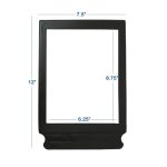 A4-Lupe zum Lesen, handgehalten, weiches PVC, Ganzseiten-3-fache Lupe – Bild 4