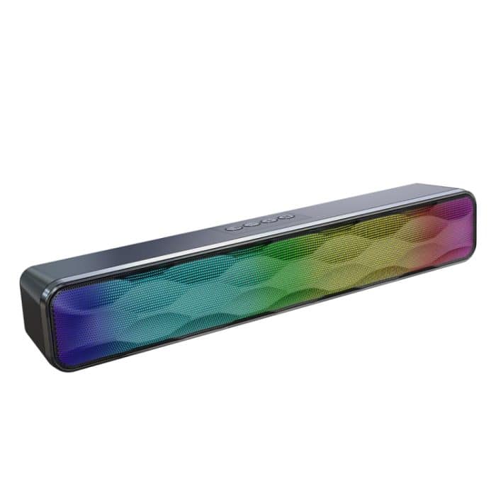 RGB-Bunter Lichteffekt-Desktop-Lang-USB-Wireless-Bluetooth-Lautsprecher, Q6 – Bild 1