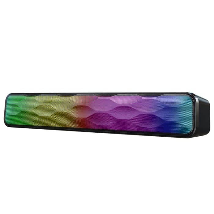 RGB-Bunter Lichteffekt-Desktop-Lang-USB-Wireless-Bluetooth-Lautsprecher, Q6 – Bild 2