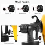 HILDA Hochspannungsmotorisiertes Farbsprühgerät, tragbar und abnehmbar, EU Plug Yellow, EU Plug Orange, With Anti-Touch Switch EU Plug Yellow, With Anti-Touch Switch EU Plug Orange, US Plug Yellow, US Plug Orange, With Anti-Touch Switch US Plug Yellow... – Bild 7