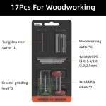 Winkelmühlen-Zubehör Schleifzubehör-Set, HILDA 17pcs /Set Woodworking, HILDA 37pcs /Set Polishing, HILDA 18pcs /Set Stoneworking, HILDA 16pcs /Set Cutting – Bild 6