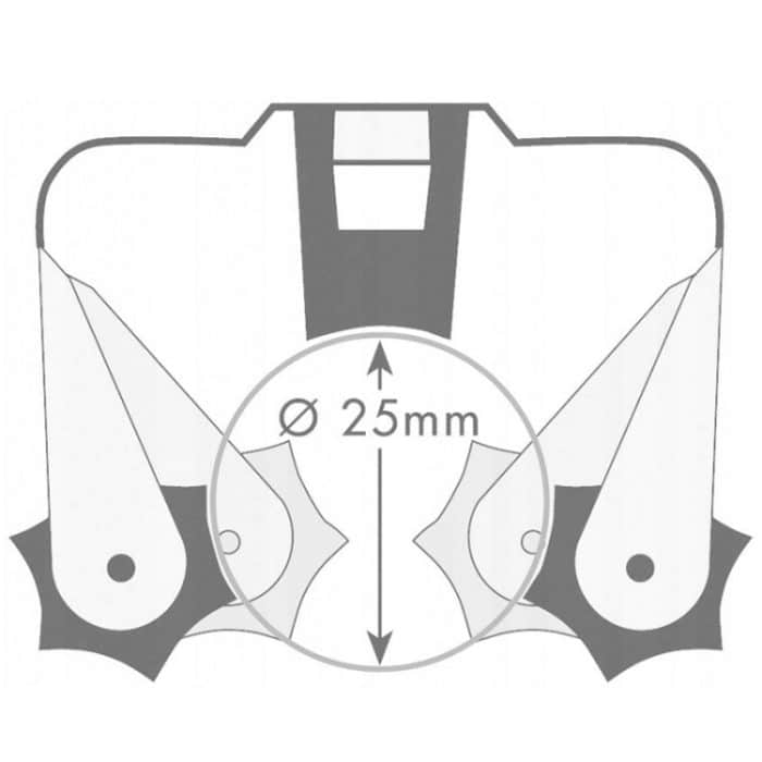 An der Wand montierter perforierter Aufbewahrungswerkzeughalter für die Küche, HILDA Single, HILDA 5 pcs /Set With 10 Expansion Screw – Bild 3