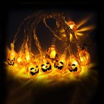 Halloween LED Cartoon Atmosphäre dekorative Lichterkette Urlaub Dekoration Requisiten, Warm White 1.5m 10LEDs, Colorful 1.5m 10LEDs, Warm White 3m 20LEDs, Colorful 3m 20LEDs