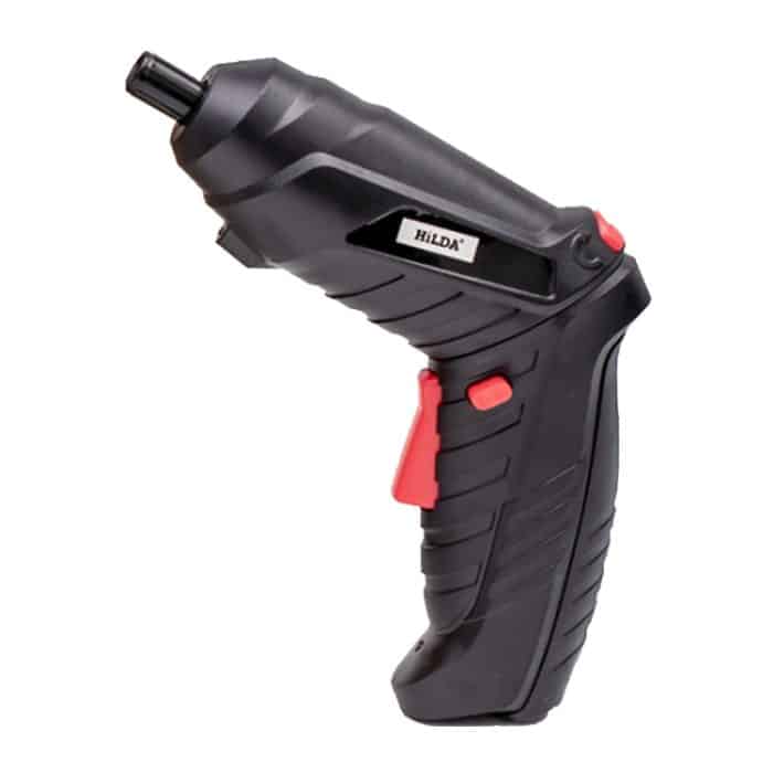 HILDA Multifunktions-Li-Ion-Schraubendreher-Mini-Schraubendreher-Set, Black, White, Orange – Bild 1