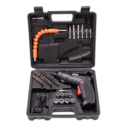 HILDA 47 Teile/Satz Multifunktions-Li-Ion-Schraubendreher Mini-Schraubendreher, 47pcs /Set Black, 47pcs /Set White, 47pcs /Set Orange