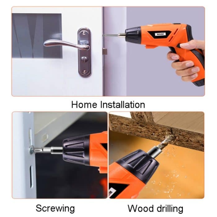 HILDA 47 Teile/Satz Multifunktions-Li-Ion-Schraubendreher Mini-Schraubendreher, 47pcs /Set Black, 47pcs /Set White, 47pcs /Set Orange – Bild 11