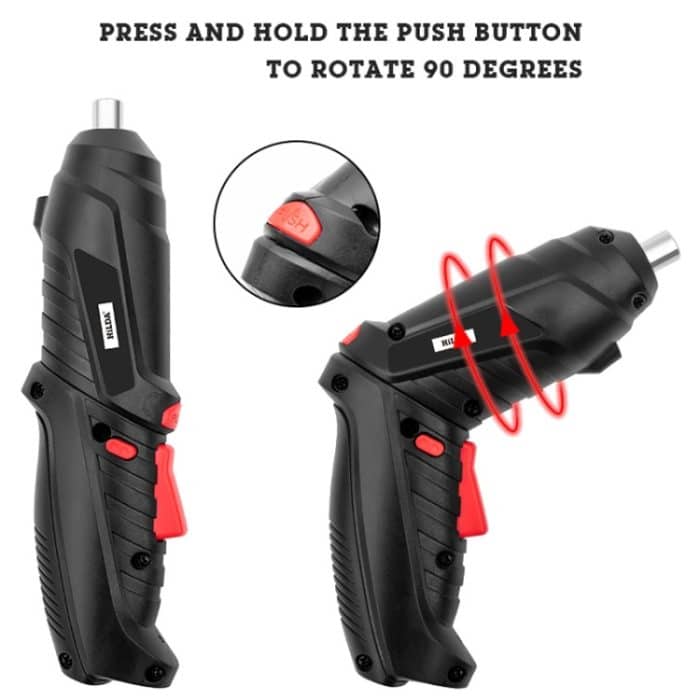 HILDA 47 Teile/Satz Multifunktions-Li-Ion-Schraubendreher Mini-Schraubendreher, 47pcs /Set Black, 47pcs /Set White, 47pcs /Set Orange – Bild 5