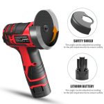 HILDA 12V 3 Zoll Li-Ion Winkelschleifer Heimschneide- und Schleifmaschine, EU-Stecker, Plastic Package With 1 Battery, Carton Package With 1 Battery, Plastic Package With 2 Battery, Carton Package With 2 Battery – Bild 3